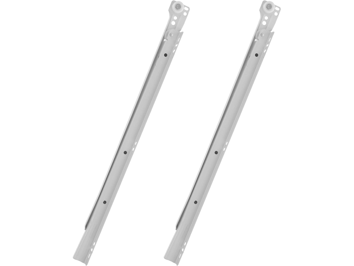 Trilhos De Gaveta Genéricos Removíveis Em Aço Laminado A Frio Com Rolamento Esferas Suave, 2 Peças, Estrutura Monobloco