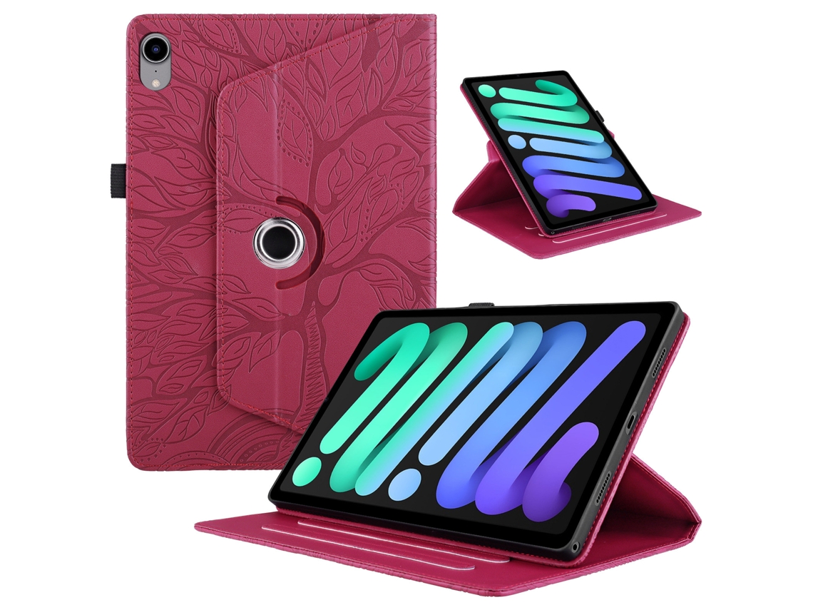 Capa Para Ipad Mini 7 (8,3 Polegadas) Apresenta Um Design Ultrafino Vermelho Hexinyigjly