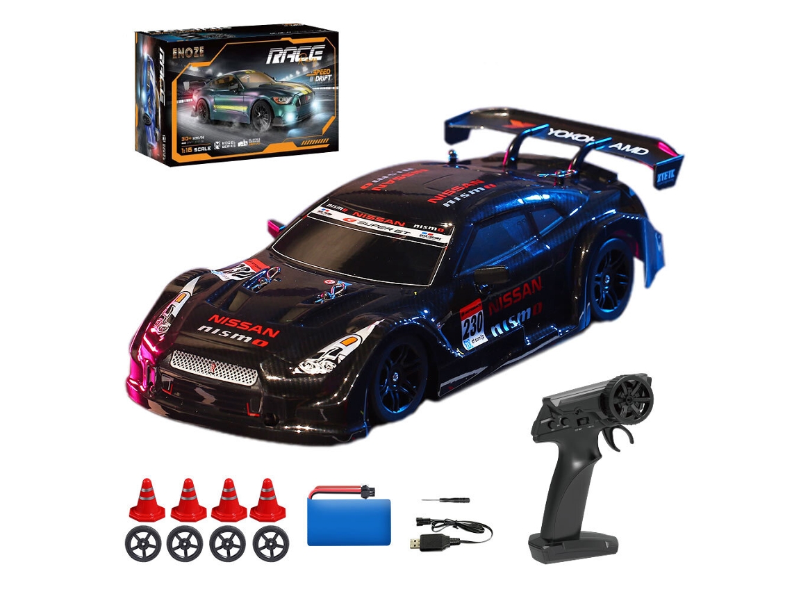 Azulenoze 8100 8101 1/16 2.4g 4wd Gtr/brz Carro Rc de Drift Proporcional Completo Rtr 30km/h Modelos de Veículos de Alta Velocidade MDUG