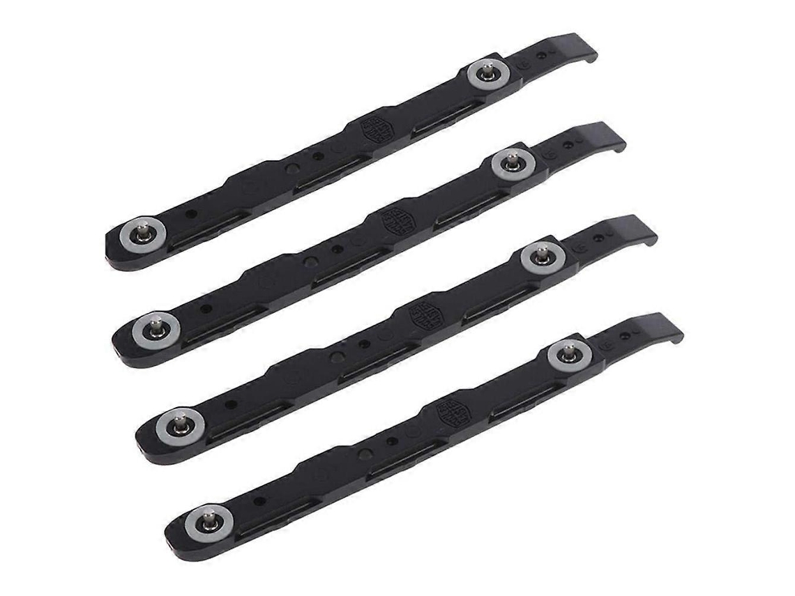 Pacote Com 4 Trilhos De Montagem De Disco Rígido Para Chassis, Trilhos De Disco Rígido Para Suporte De Hdd De 3,5 Polegadas, Preto Brilvibera