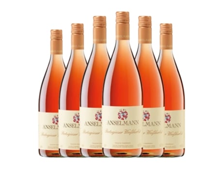 Vinho rosé ANSELMANN Blauer Weissherbst Portugieser Seco Pfälz (1 L - 6 Unidades)