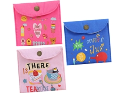 Conjunto de 3 peças para higiene feminina com alta capacidade de absorção.