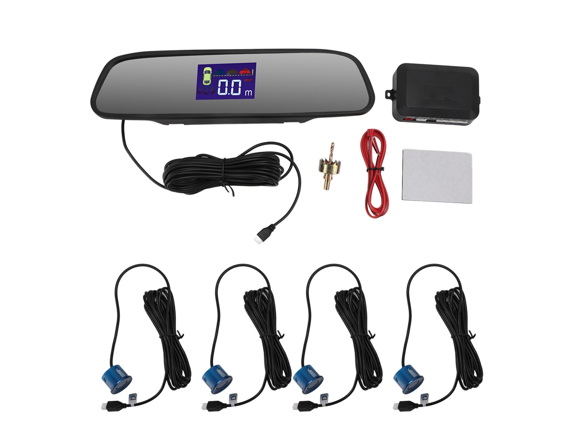 Sistema De Radar Ré Com 4 Sensores Suv Caminhão