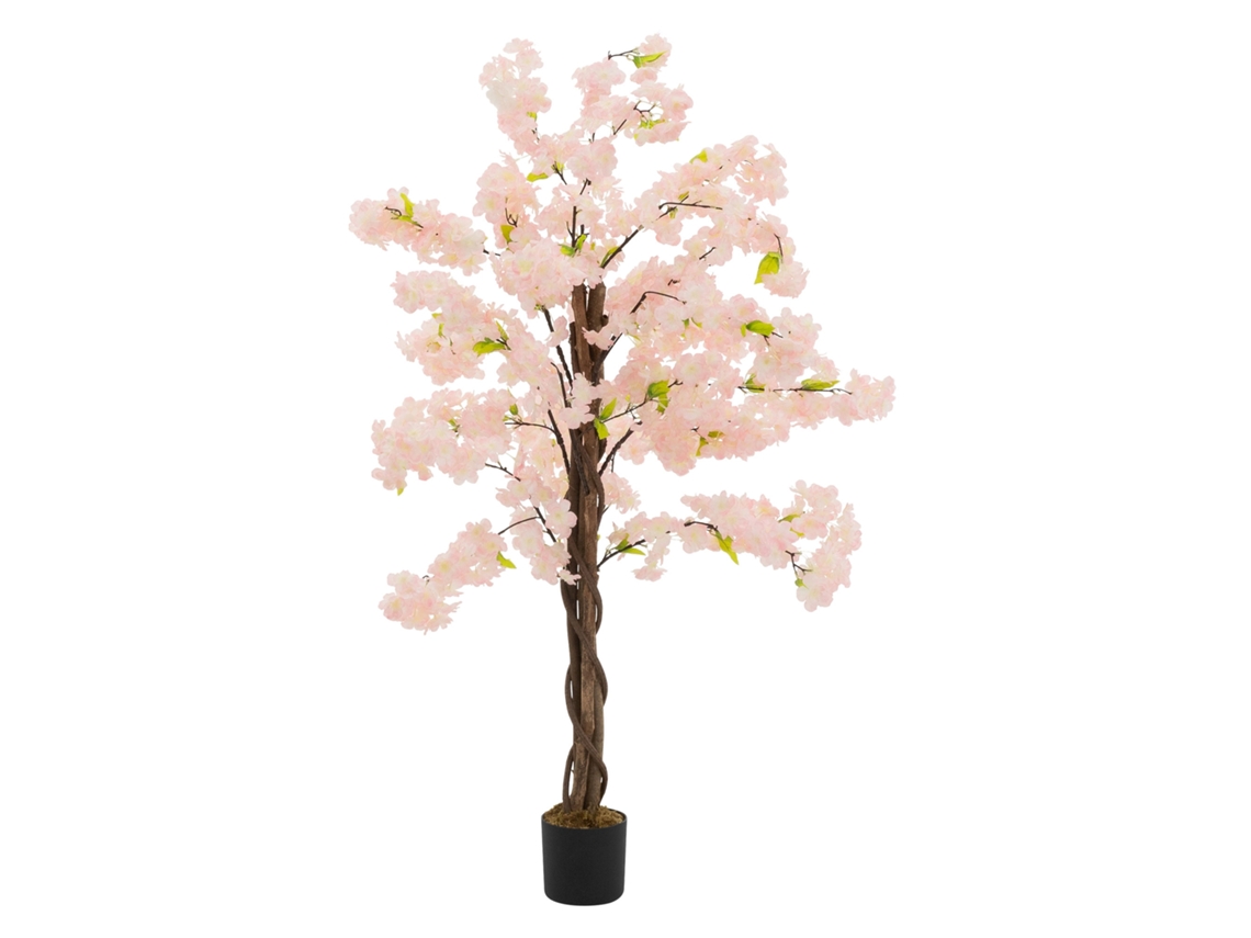 Árvore De Cerejeira Artificial Ml-design 120 Cm Planta De Interior/exterior Tronco Natural