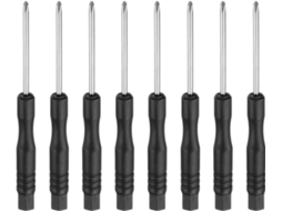 Conjunto De 8 Mini Chaves Fenda Phillips Ph00 Nº 00, 8,1 Cm