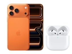 Pack iPhone 17 Pro Max Apple + Airpods 4 Branco 6.9'' 256 Gb Laranja Cósmico | APPLE