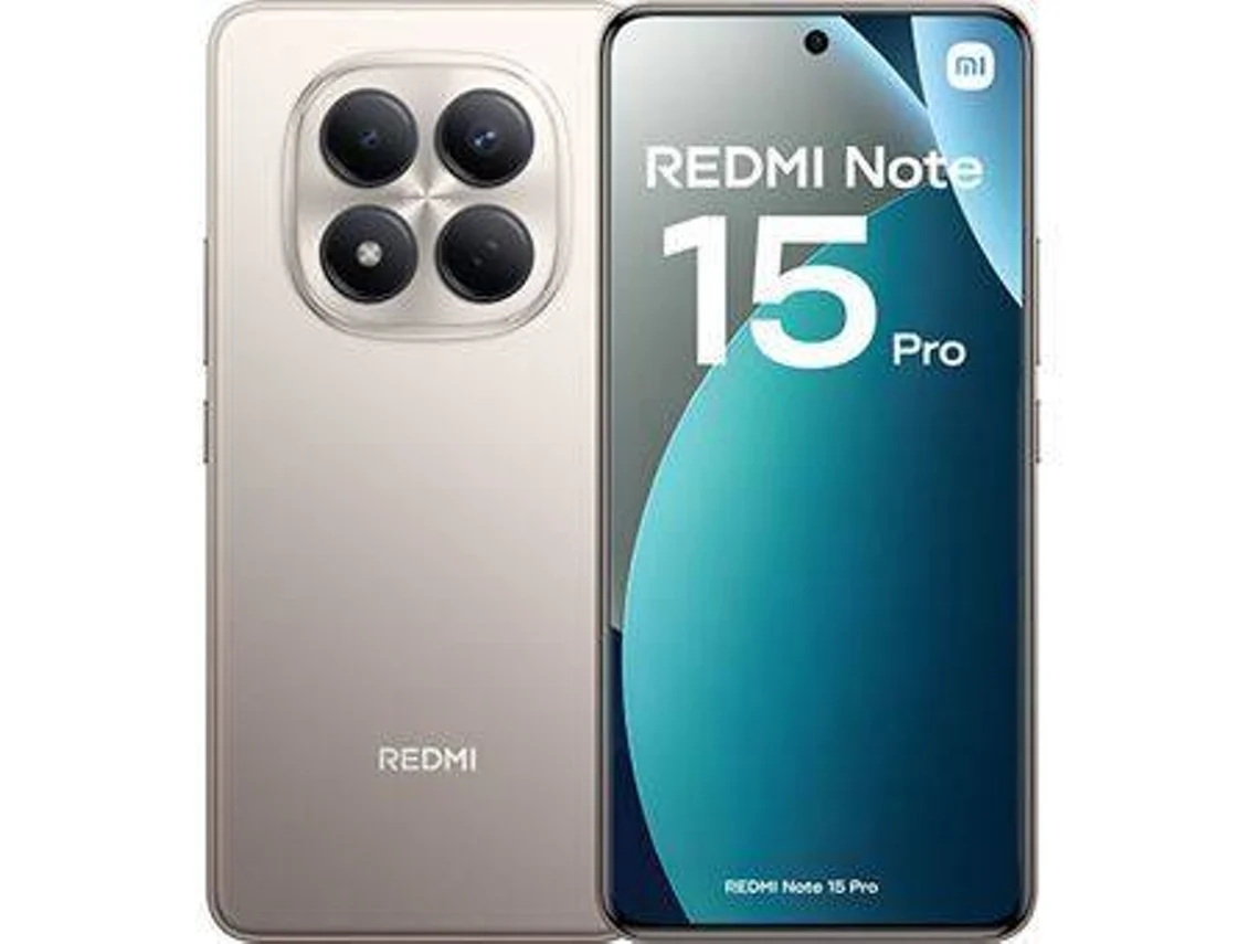 Smartphone XIAOMI Redmi Note 15 Pro (Outlet Caixa Aberta - 6.77'' - 8 GB -256 GB - Titânio)