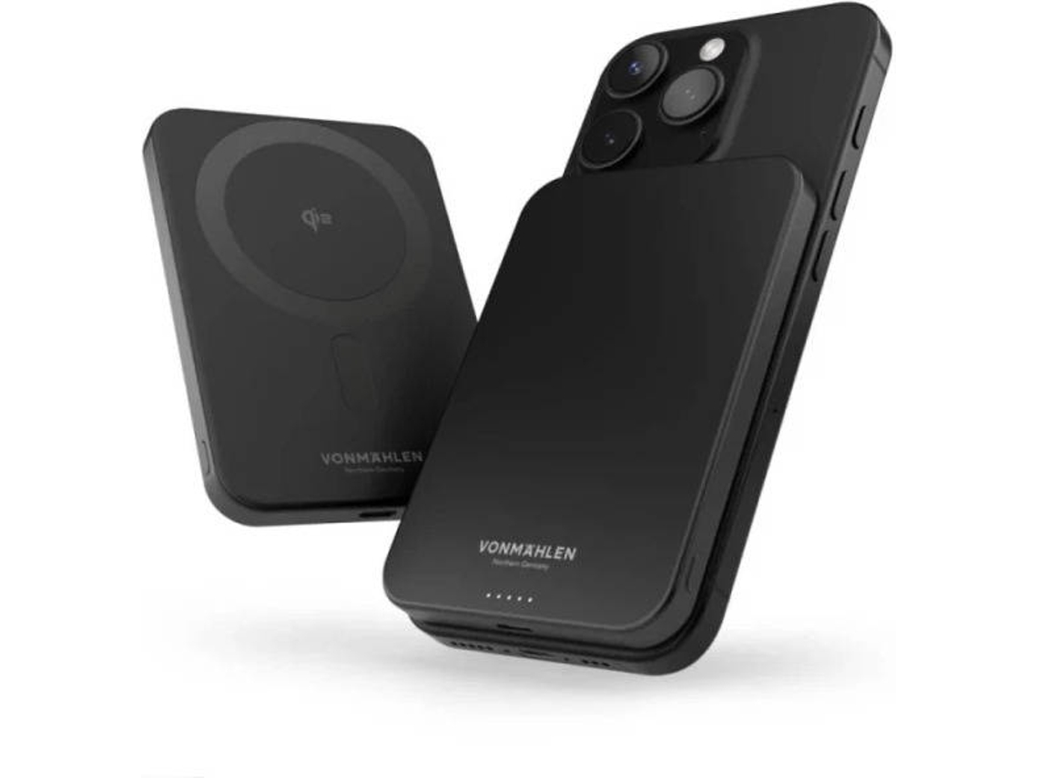 Powerbank VONMÄHLEN Evergreen MagSafe 5.000Mah (Preto)
