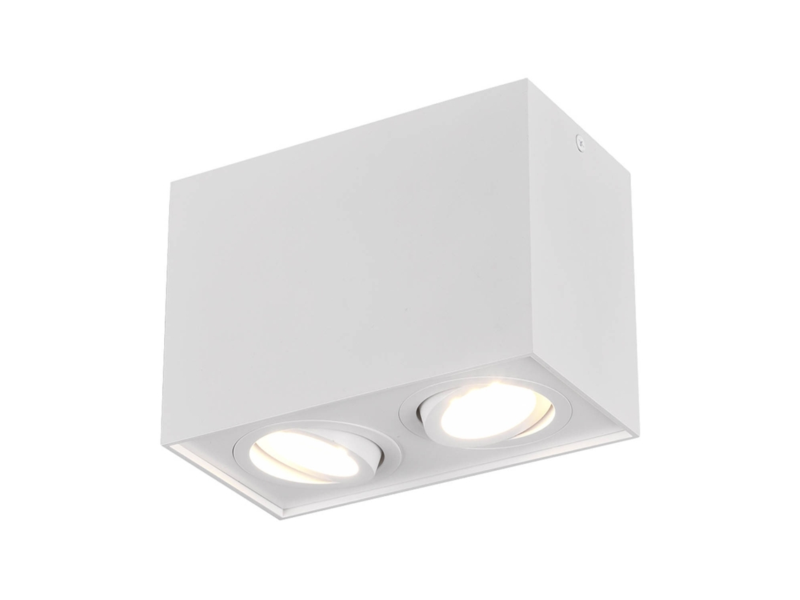 Plafon de Teto LÚZETE (Metal - Branco) GU10