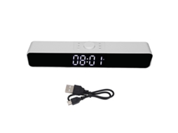 Soundbar LAXISCREED Bluetooth com Relógio Led