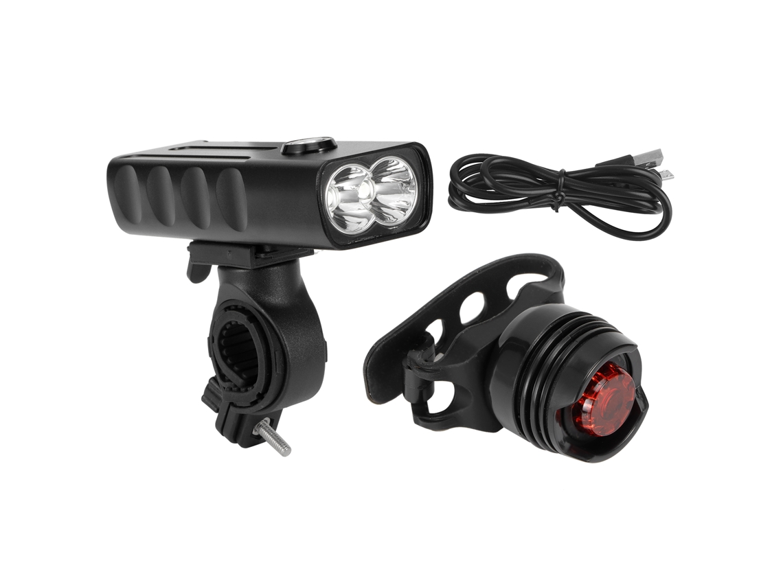 2026 luz Bicicleta Led Carregador Duplo Usb 3 Velocidades Impermeável Ipx5 Acessório Ciclismo