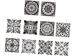 Conjunto De 10 Peças De Adesivos De Azulejo Autoadesivos À Prova D'água Para Cozinha E
