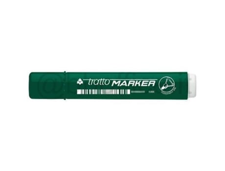 Marcador TRATTO Marcador Permanente Verde Ponta Redonda 12 Peças