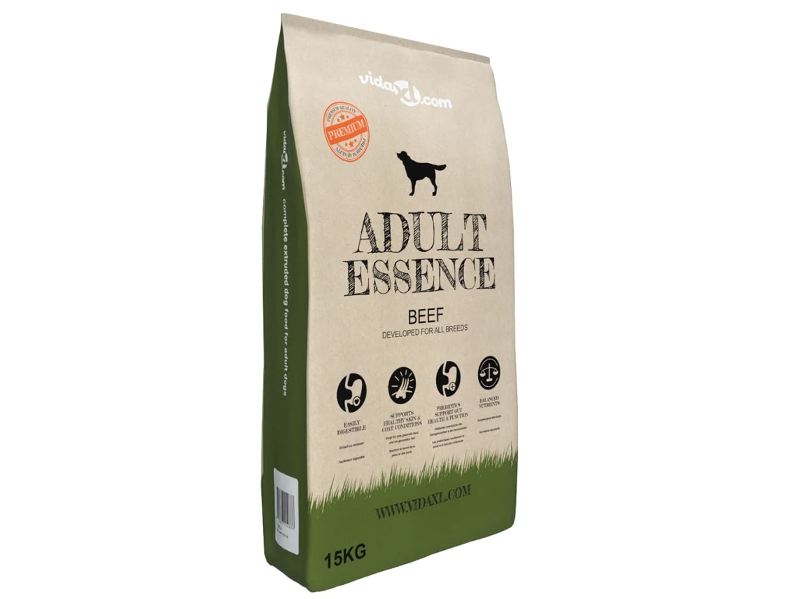 Vidaxl Ração Premium Adult Essence Beef 15 Kg