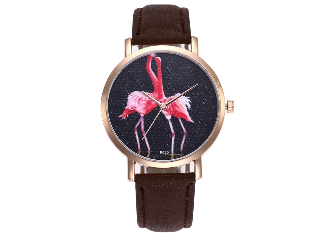 Reloj De Pulsera De Cuarzo Con Correa De Cuero Elegante Para Hombres Y Mujeres Regalo
