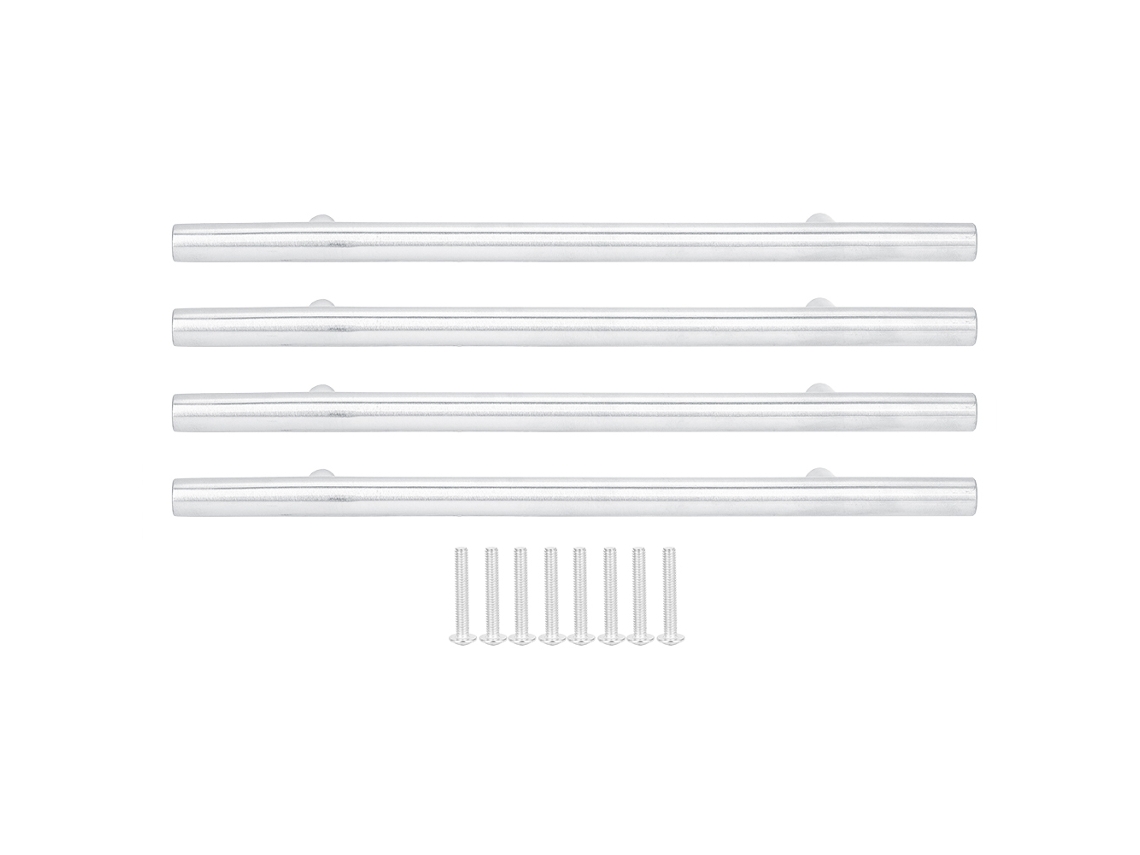 Laxiscreed Puxadores De Aço Inox Para Armário, Conjunto De 4 Peças Resistentes E De Fácil Instalação