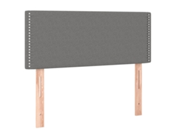 Cabeceira de cama em tecido 80x5x78/88 cm Cinzento Dark MAISON EXCLUSIVE