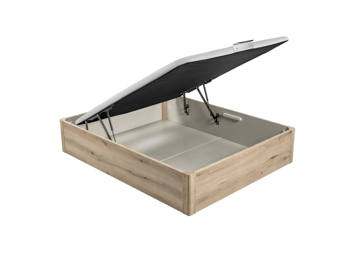 Sommier com Arrumação PIKOLIN Design Tampa Única - 105x200cm (36 Cm de Altura - Roble)