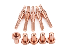 5 Peças De Eletrodo 9-8215 E 5 Peças De Bico 9-8207 Para Tocha De Plasma Thermal Dynamics Sl60/100