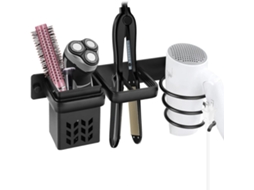 Suporte de Parede para Secador Cabelo, e Chapinha, Guardar Escova Ch Apinha, Ideal Banheiro GOKOCO