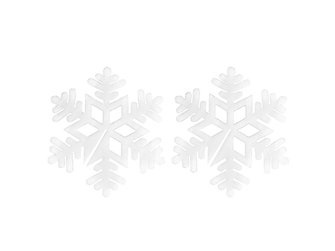 2 Unidades de Floco de Neve de Natal ALLINLESS