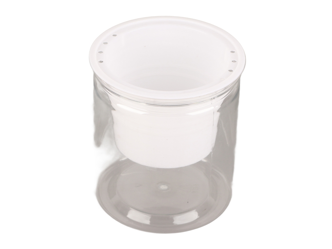 Vaso Transparente Automático Com Absorção De Água Criativo E Arredondado