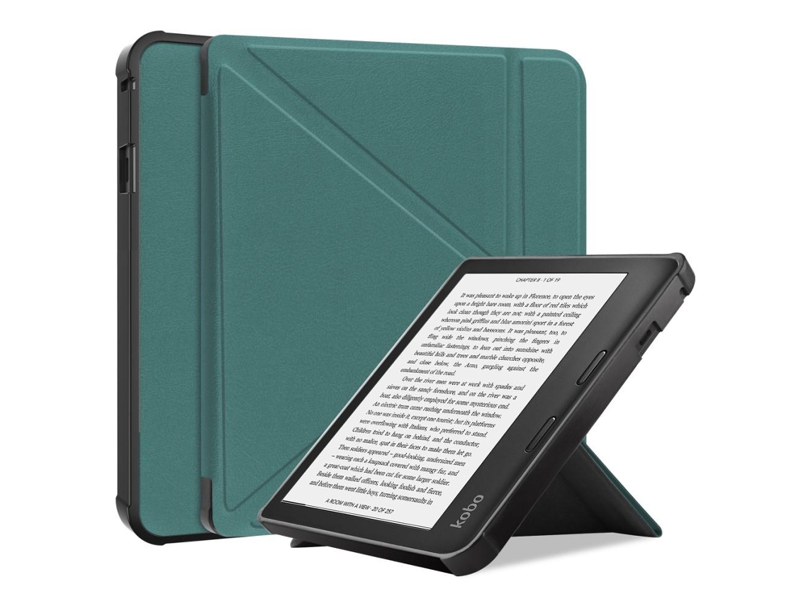 Capa Para Tablet Kobo Sage Ereader Verde Brilvibera