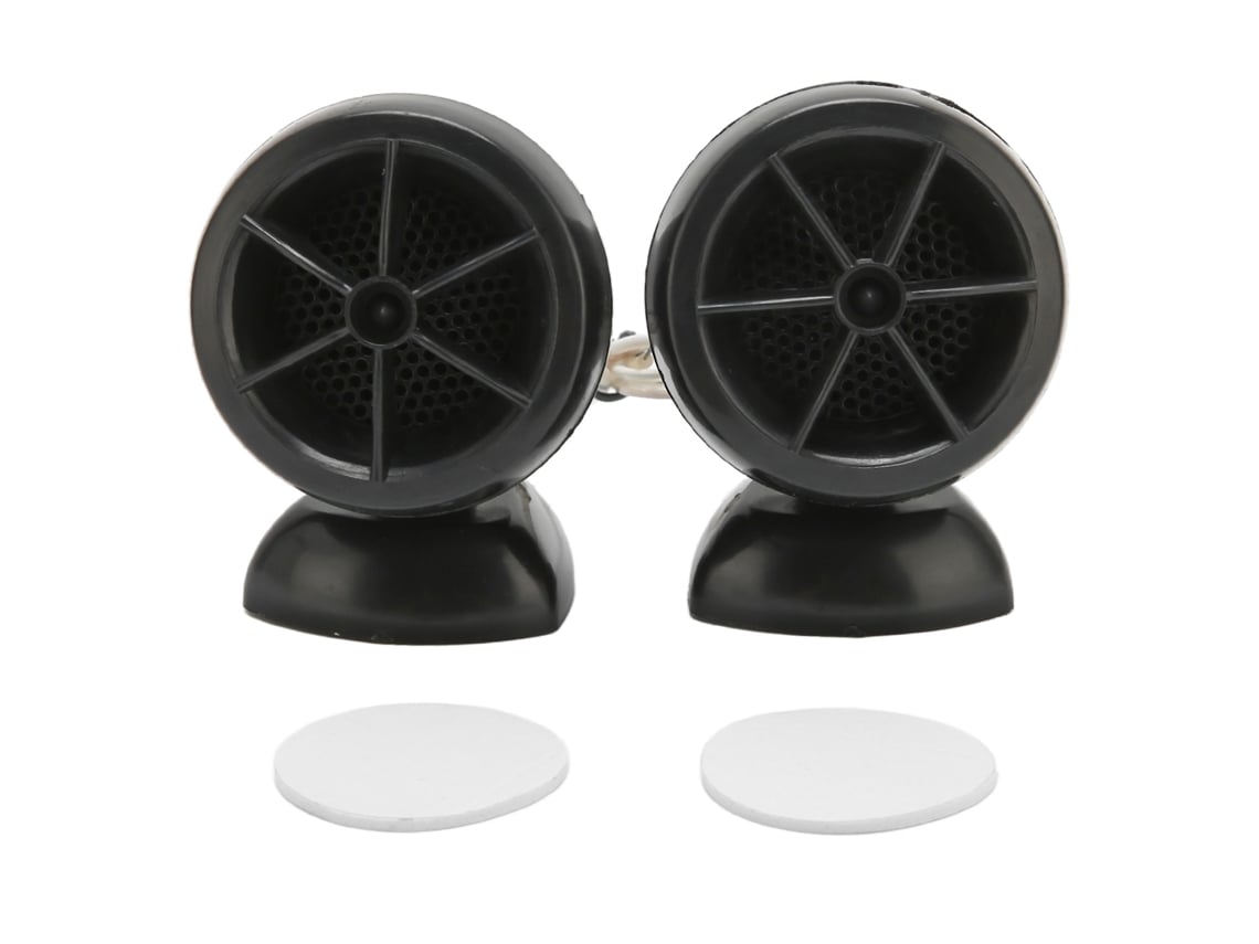 2pcs Tweeter em Cúpula 1200w Alto-falante Carro Sensibilidade Alta Universal para Áudio Veicular PRETO | S/MARCA