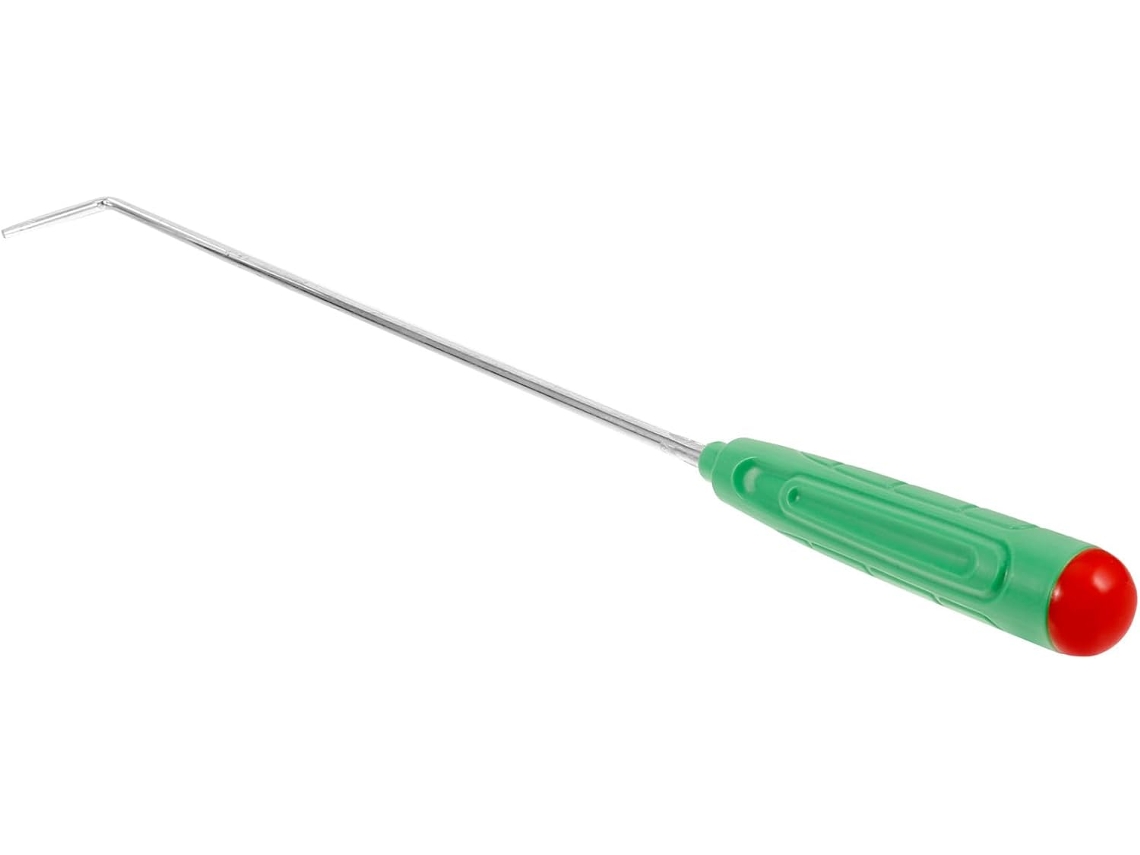 Gancho de Aço Inoxidável Inoomp para Lareira, com Cabo de Plástico, 43 Cm de Comprimento, para Acender Fogueiras, CHABERLU