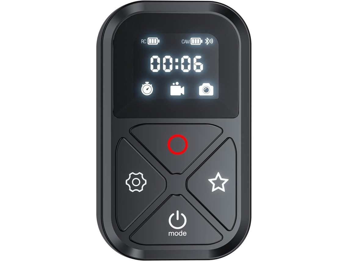 Controle Remoto Smart Wi-fi Prova Dágua Para Gopro Hero 10/9 Preto