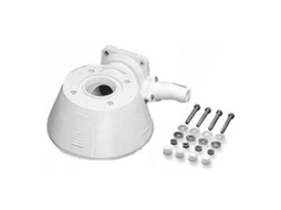 Conjunto de Base de Vaso Sanitário Elétrico Marine Prateadojabsco