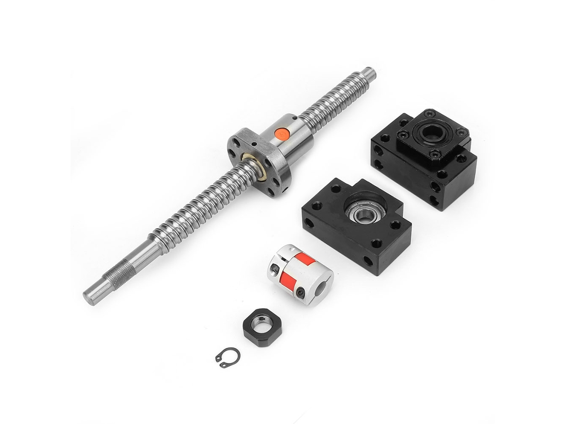 Laxiscreed Par De Fusos De Esferas Em Aço Inox Com Porca, 250mm De Comprimento Para Posicionamento Preciso