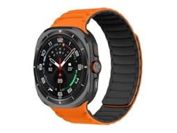 Lurelia Pulseira Esportiva Magnética De Silicone, Compatível Com Samsung Galaxy Watch Ultra 47 Mm