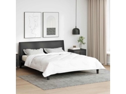 Vidaxl Edredom 2-em-1 240 X 220 X 8 Cm Inverno Poliéster Branco