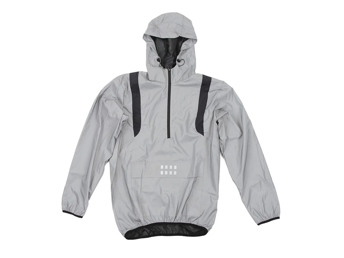 Omni-chaqueta De Ciclismo Impermeável E Antivento Com Capuz Reflexivo Para Corrida, Trekking E Escalada Xl