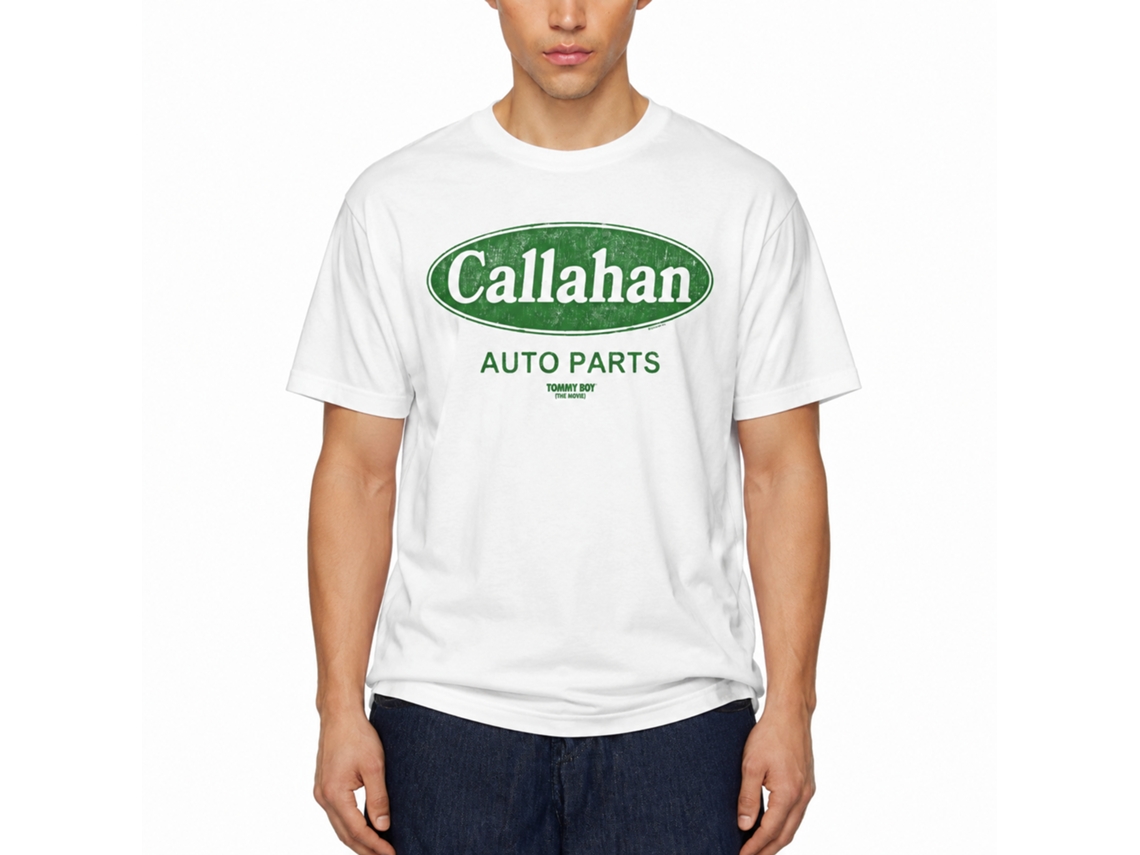 Rockinstone Tommy Boy Callahan Logo White T-shirt Size:xxl