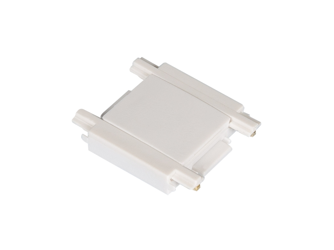 Conector De União Para Carril Monofásico 25mm Superslim 48v Superfície Preto