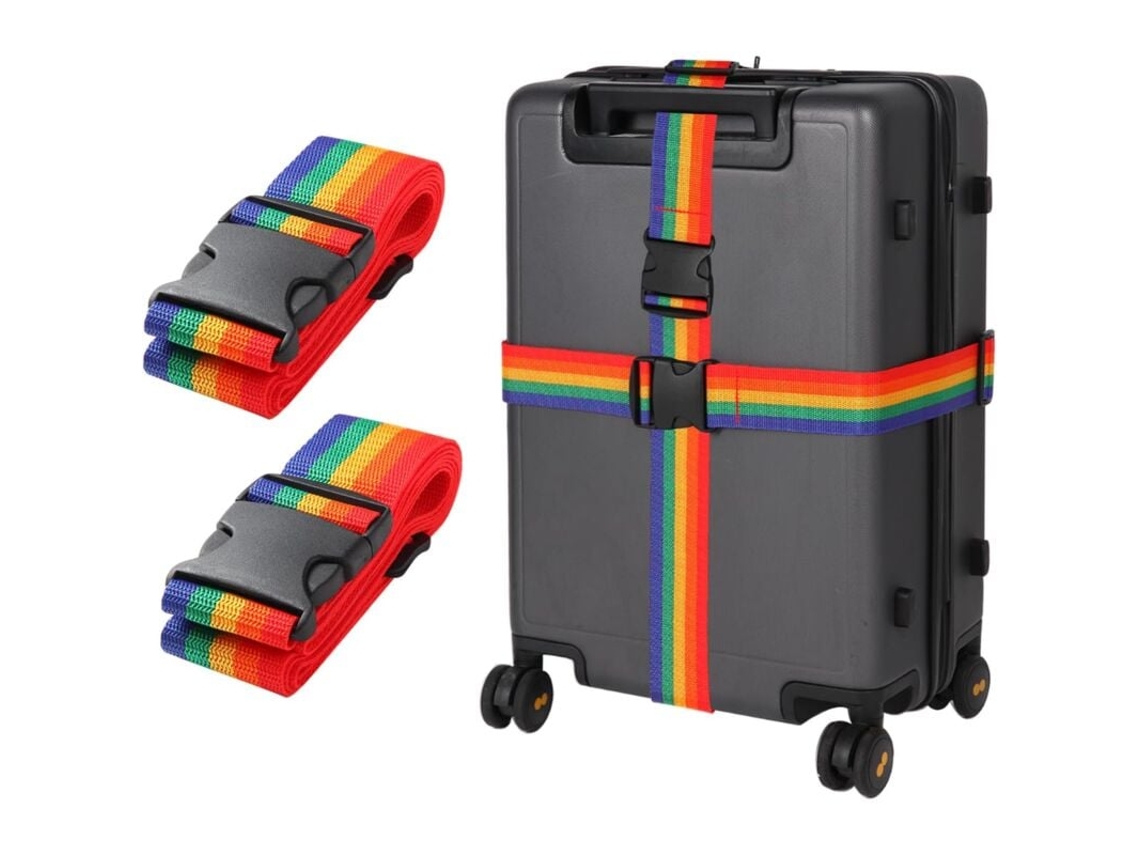 Alças de bagagem ajustáveis com cinta elástica, cinta de viagem, bagageiro, cinta Slowmoose