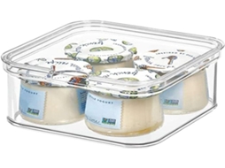 Caixa Organizadora De Plástico Livre De Bpa Para Geladeira Ou Cozinha