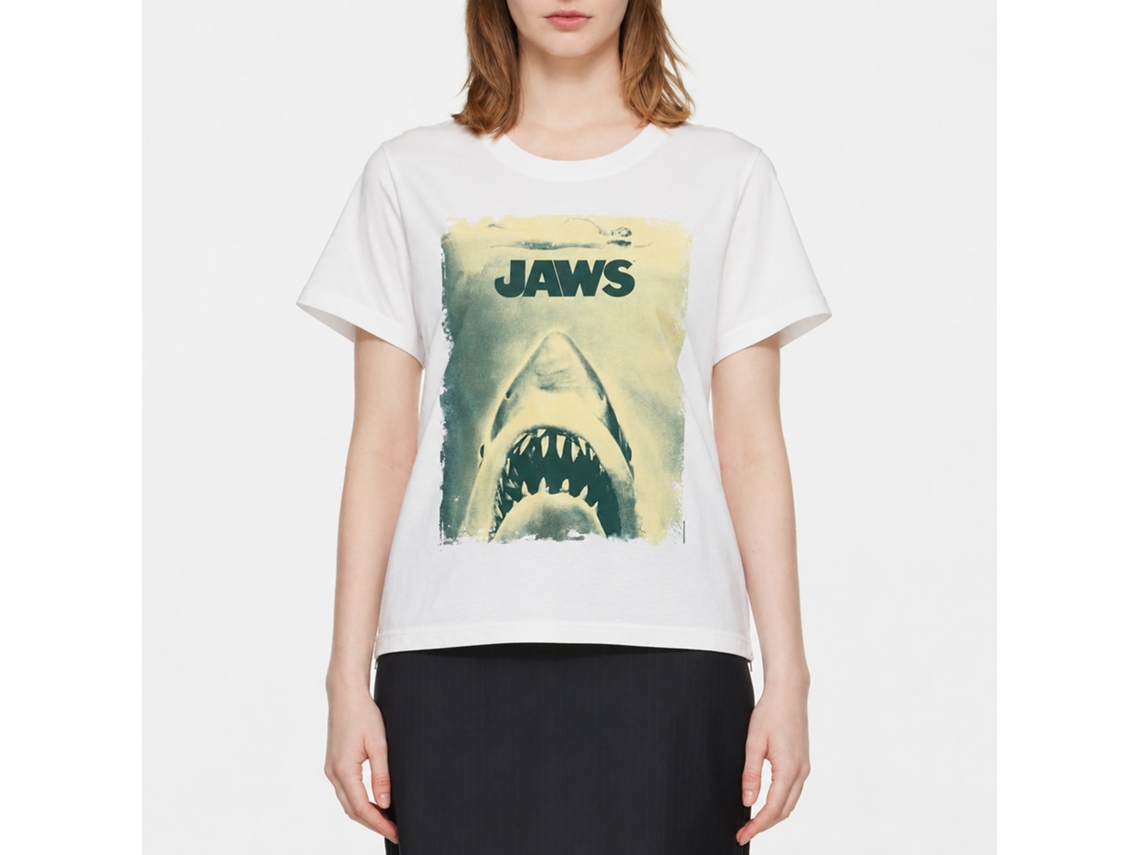 Rockinstone Jaws Movie Another Jaw Poster White Adult T-shirt Size:xxxl