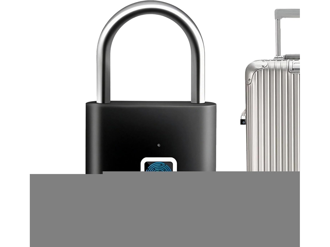 Cadeado Biométrico Com Carregamento Usb Ideal Para Armários De Ginásio, Galpões De Jardim, Dormitórios, Quartos, Guarda