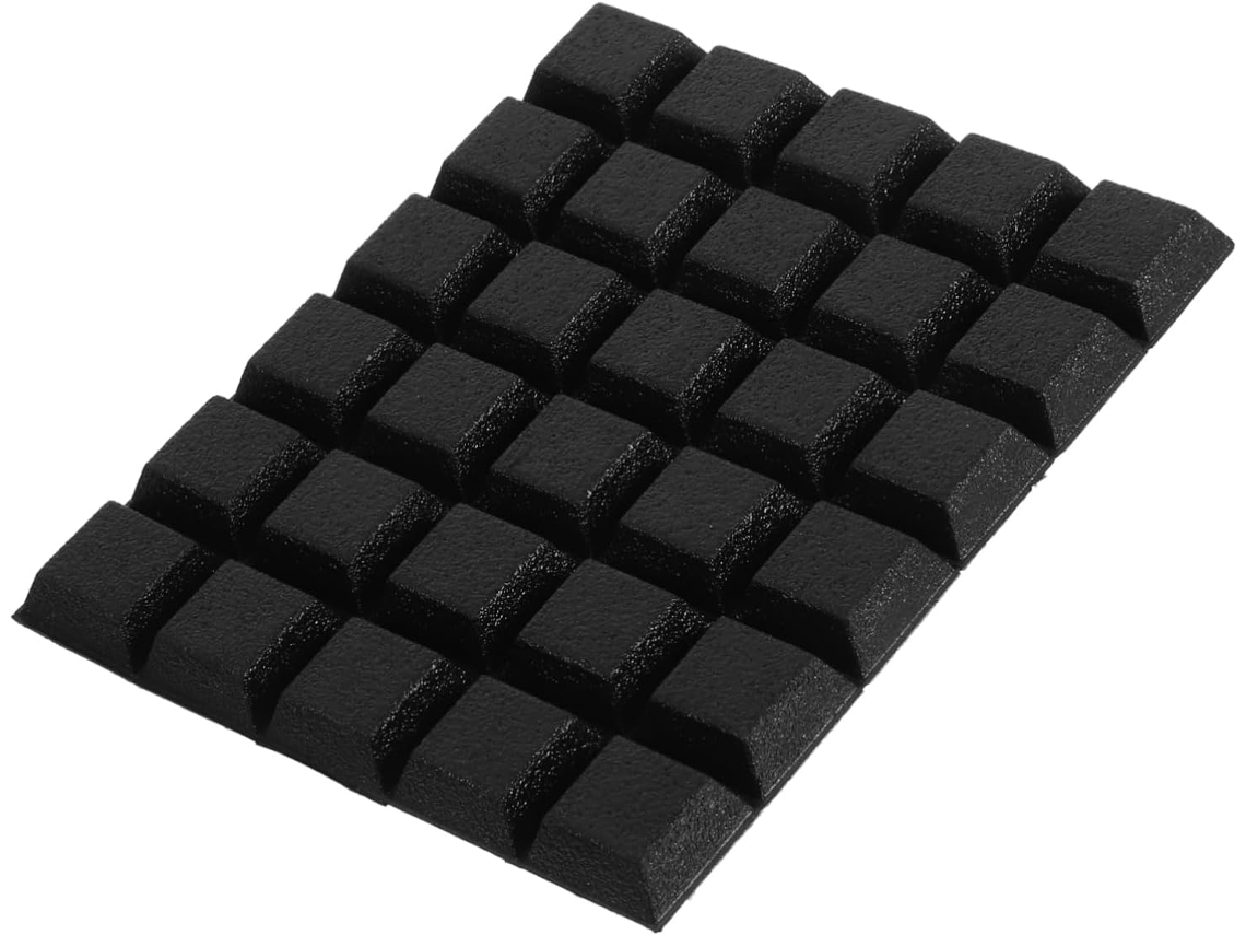 Popetpop 32 Peças Almofadas Trapezoidais De Borracha Antiderrapantes Para Pés Móveis, Armários De Vidro E Móveis