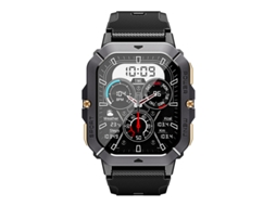 Smartwatch Ecrã 2.02'' Chamadas Bluetooth Bateria 410mah (preto)