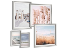 Conjunto De Pinturas Paisagens À Beira-mar Estilosas Espelharte (5 Peças)