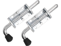 Conjunto De Duas Fechaduras Reforçadas 6 Polegadas Portas E Reboques, Feitas De Aço Sólido Alta Resistência Com