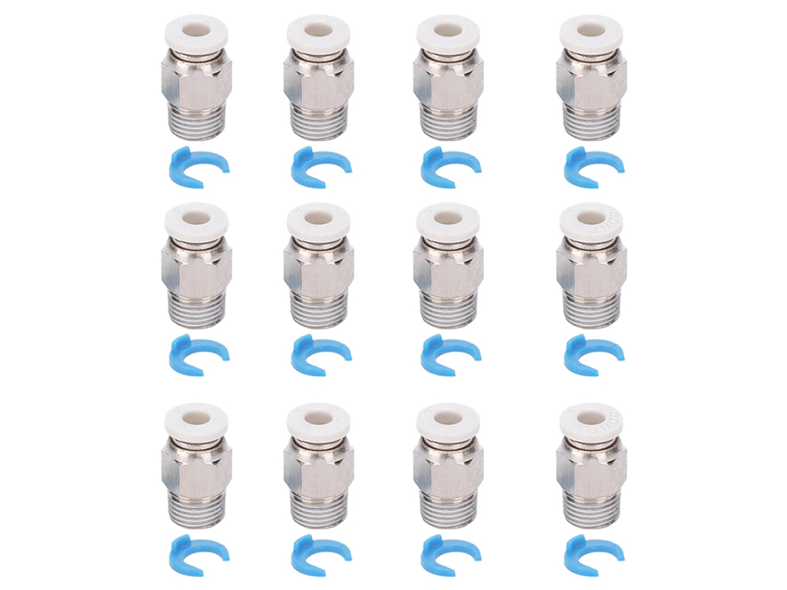 Conector Pneumático Push Fitting M10 Acessórios Extruder Impressora 3d Cr10 12pcs