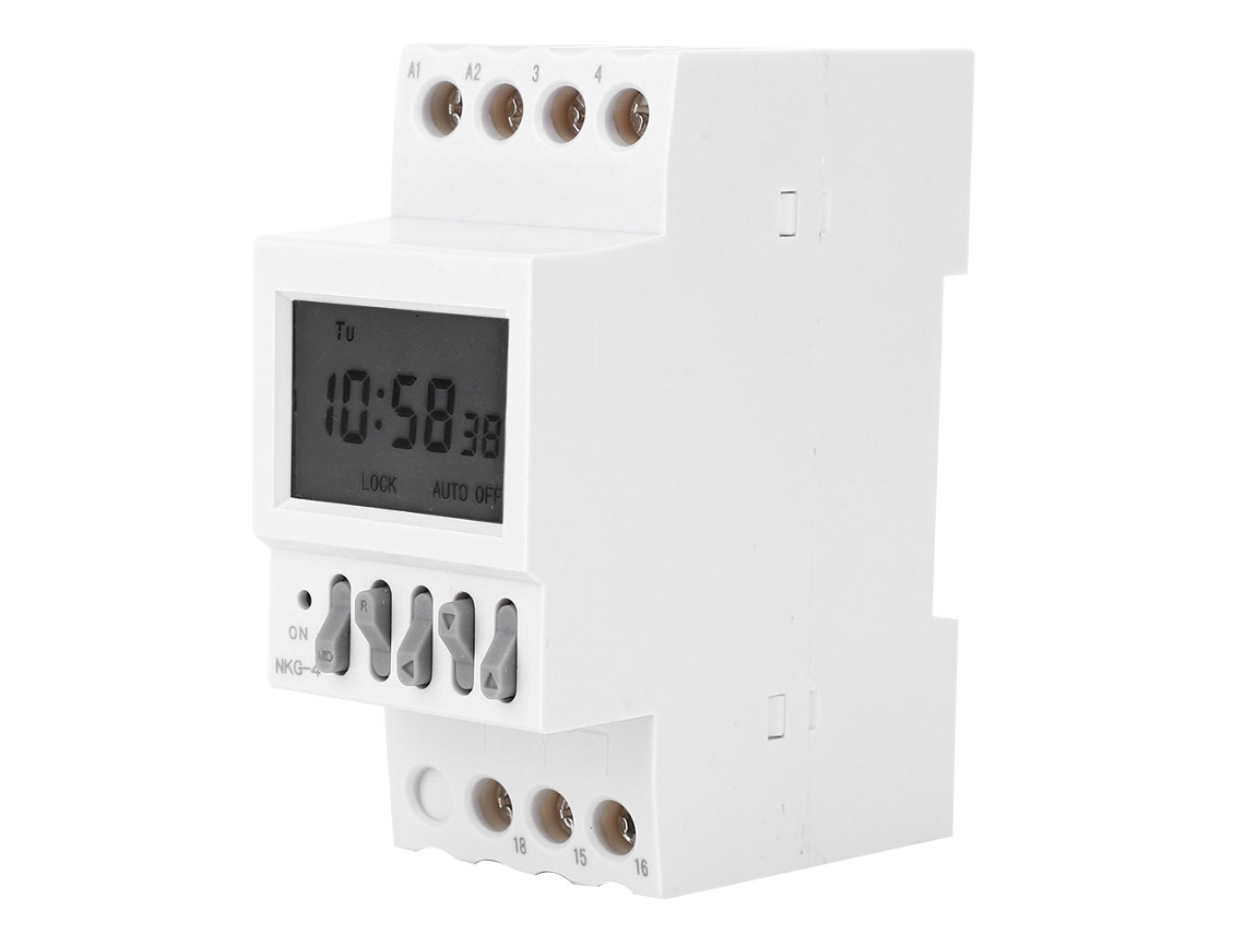 Interruptor Timer Programável Din Rail Ac220v 3a