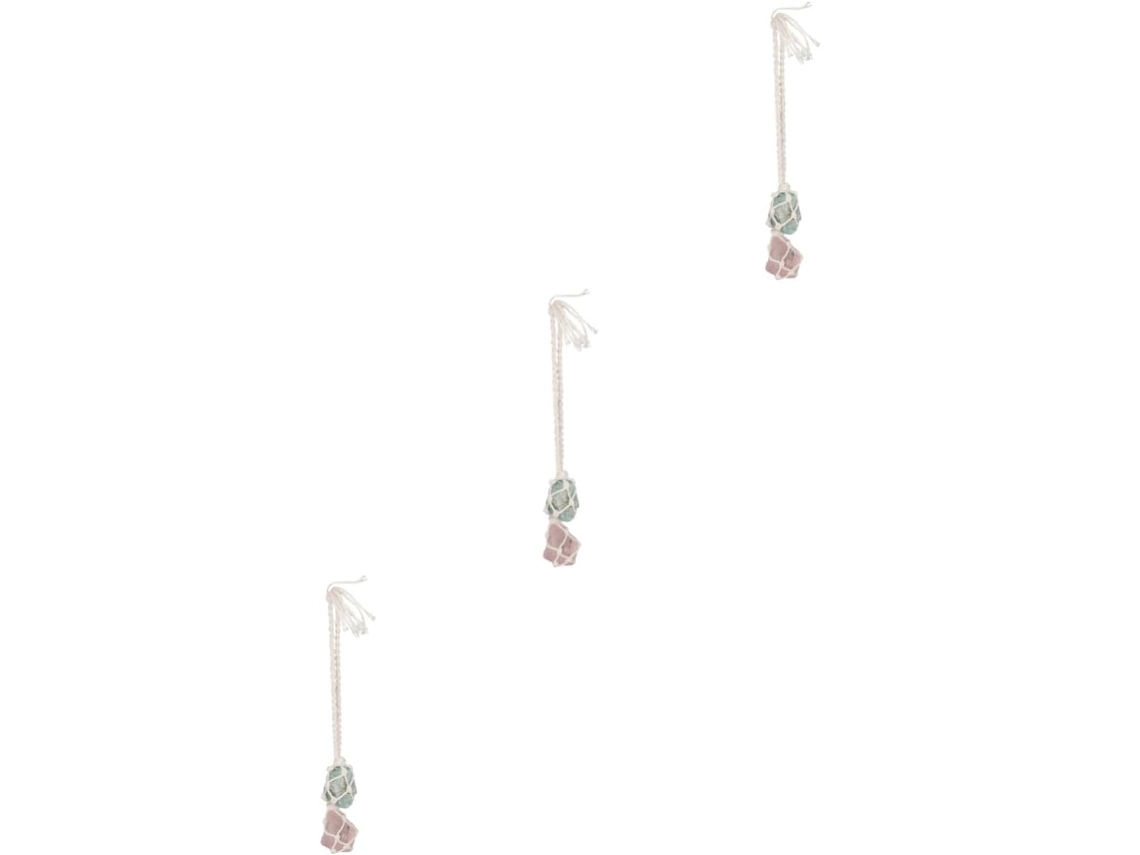 Conjunto De 3 Adesivos Decorativos De Cristal Para Lixeira De Carro