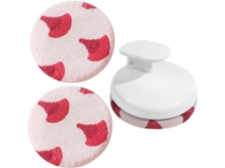 Conjunto De 1 Escova Banho Esfoliante Para Adultos, Escova De Mão E Refis, Branca, Prática Para Esfoliação