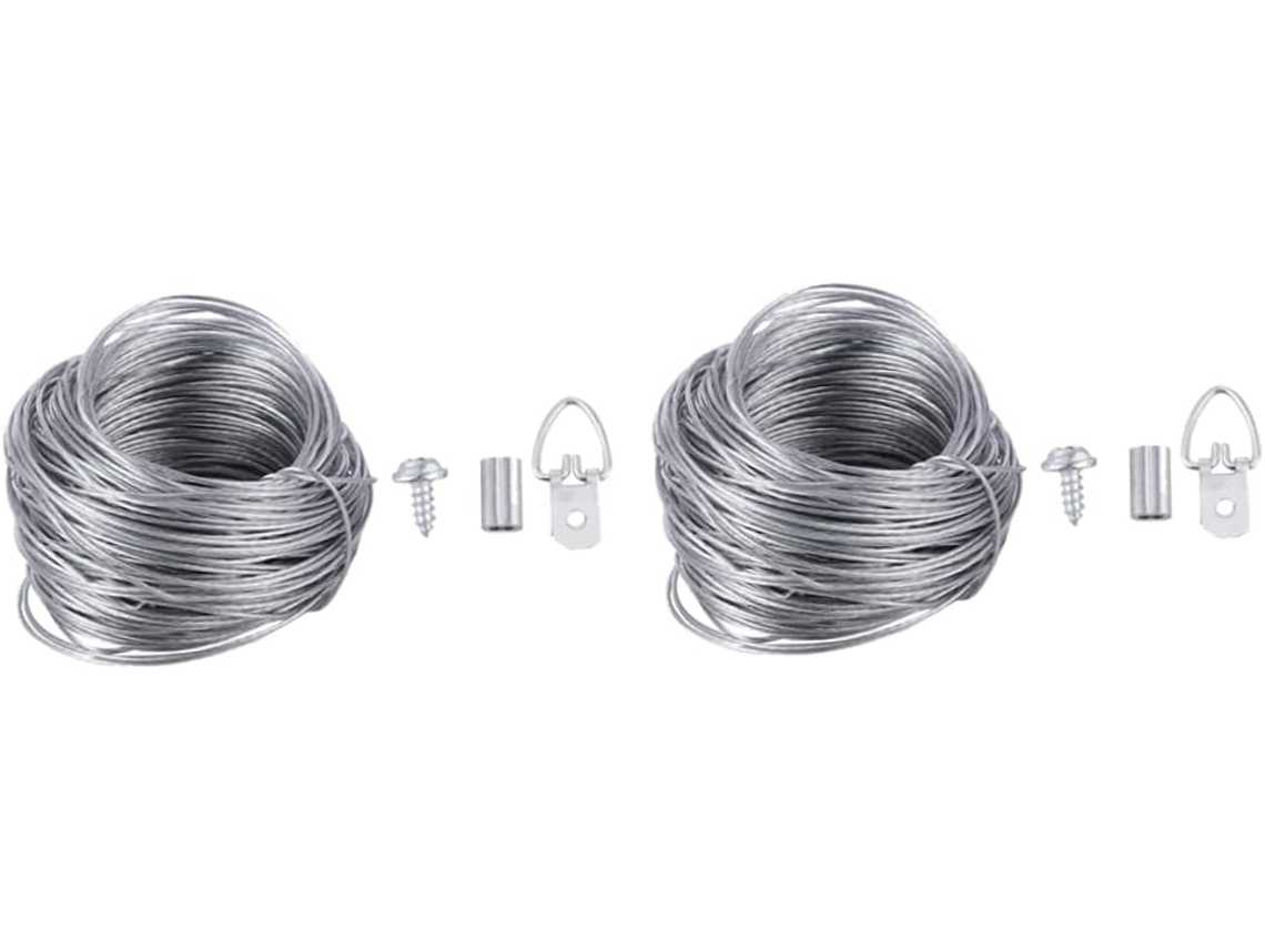 Ganchos De Aço Para Pendurar Quadros, Kit Para Pendurar Quadros, Fixadores De Arame, Fácil De Instal Gokoco